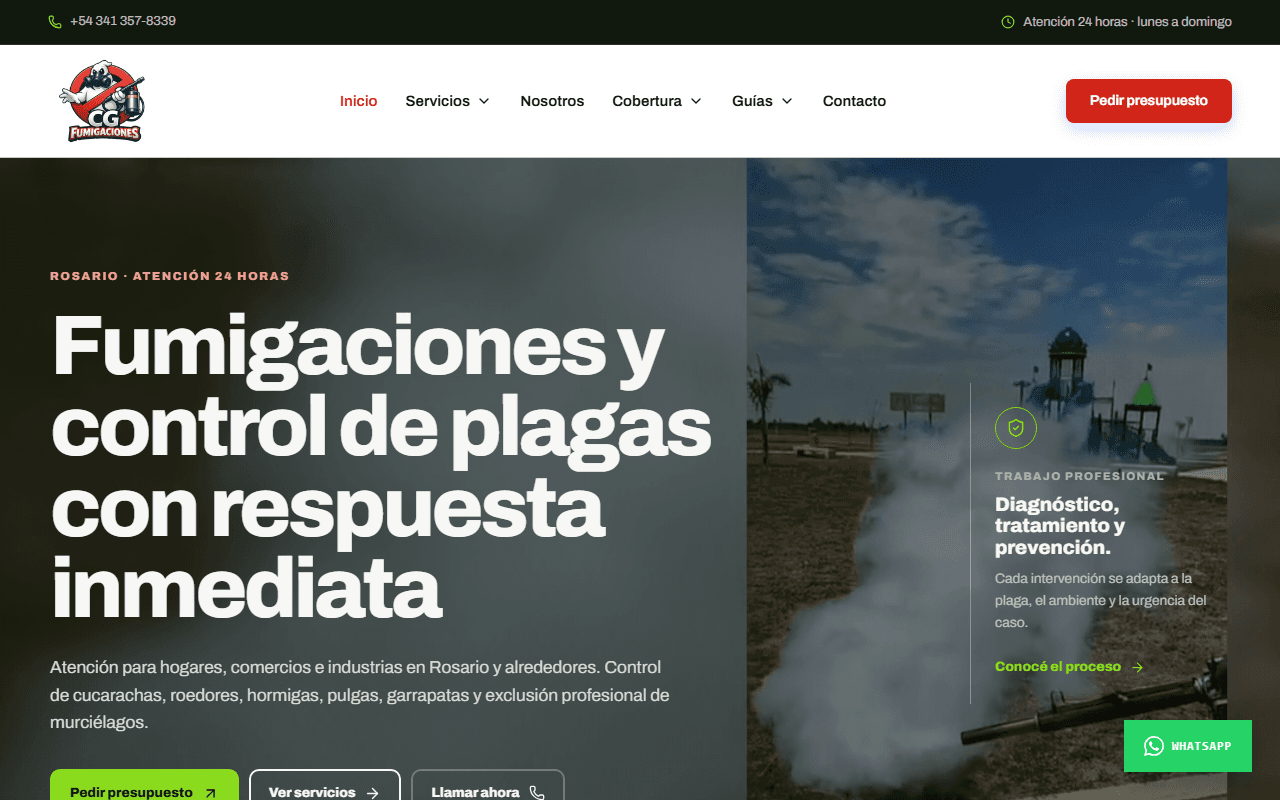 CG Fumigaciones - Control de Plagas